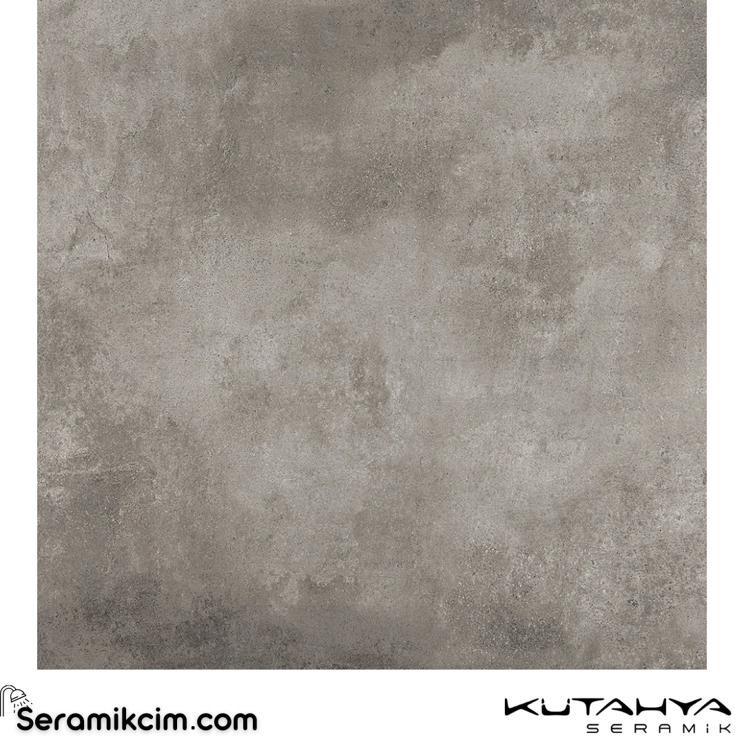 Kütahya Seramik 80x80 Vista Füme Rektifiye (N)