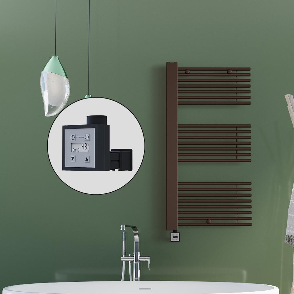 MALE Elektirikli Havlupan 600x1190  Bakır Eskitme (KTX3 Termostat) 600W Spiral Kablolu