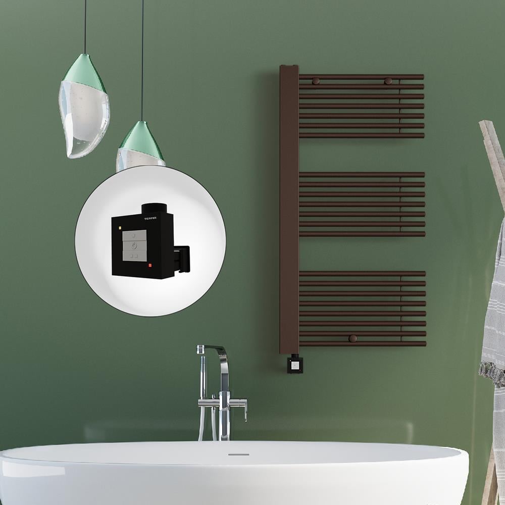 MALE Elektirikli Havlupan 600x1190  Bakır Eskitme (KTX1 Termostat) 600W Spiral Kablolu