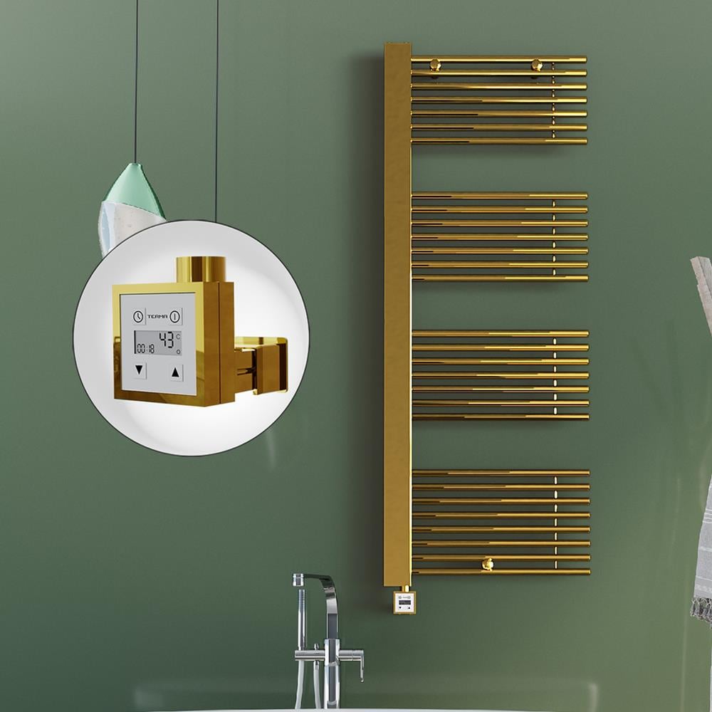 MALE Elektrikli Havlupan 600x1600  Altın (KTX3 Termostat) 600W Spiral Kablolu