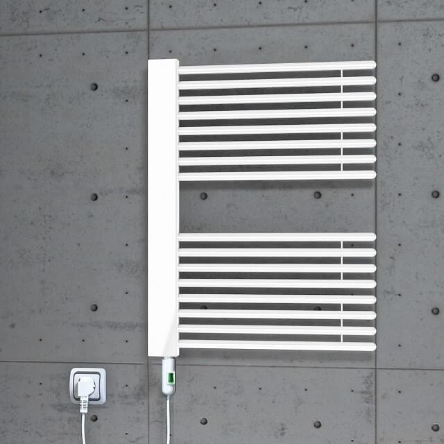 Male Elektrikli Havlupan 600x800 Beyaz (On/Off Düğmeli) 600 Watt