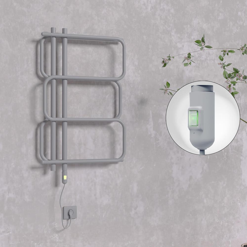 MATSU Elektrikli Havlupan 540x884  Antrasit (On/Off Düğmeli) 300W