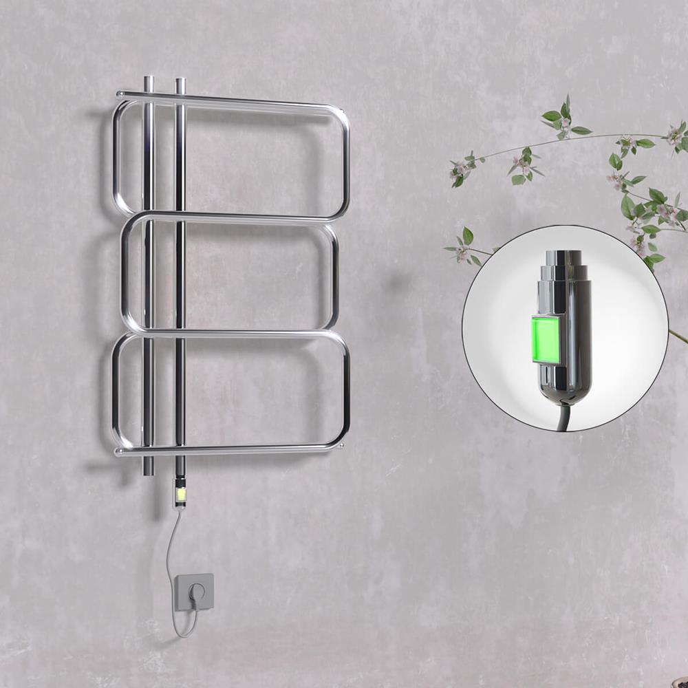 MATSU Elektrikli Havlupan 540x884  Krom (On/Off Düğmeli) 200W