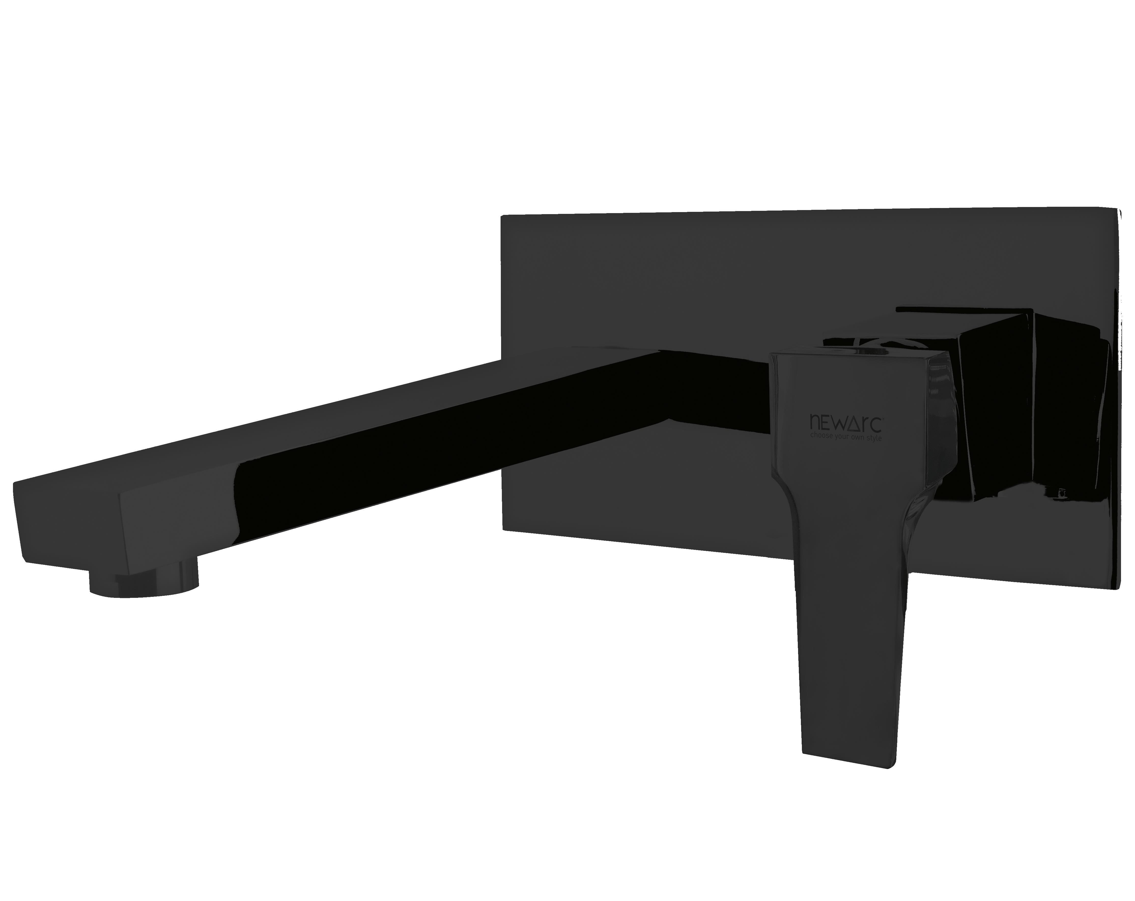 Newarc  Aqua Ankastre Lavabo Bataryası Siyah 941571B