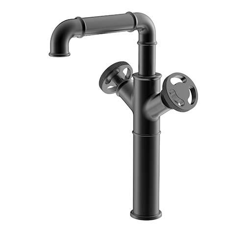 Newarc Vıctory Çanak Tipi Lavabo Bataryası Siyah 105001