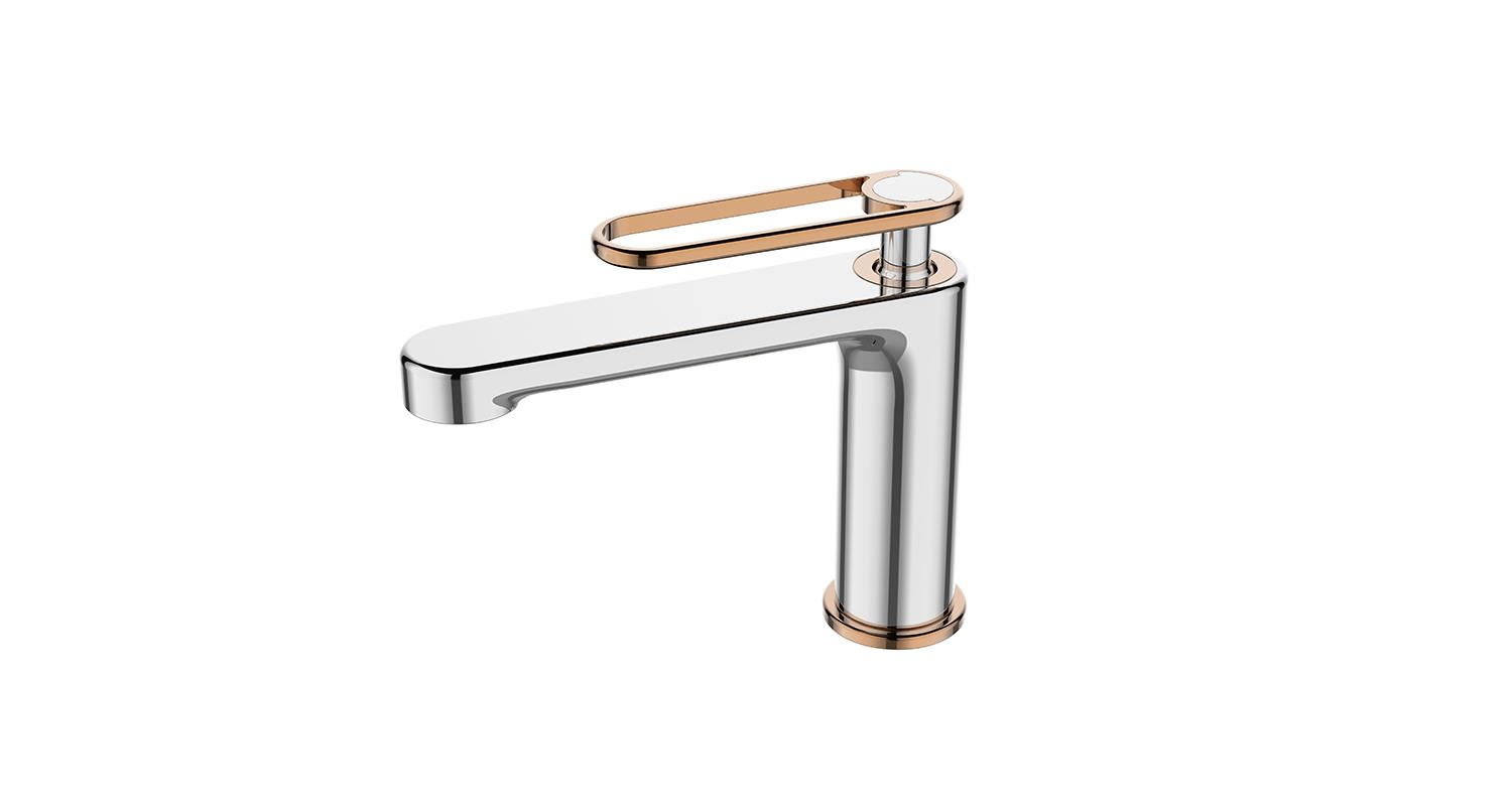 Newarc Zeta Lavabo Bataryas Krom/Parlak Bakır 671521