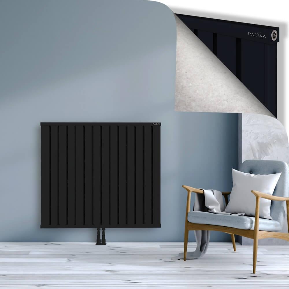 OBI Dekoratif Alüminyum Radyatör 1000x1124 Siyah