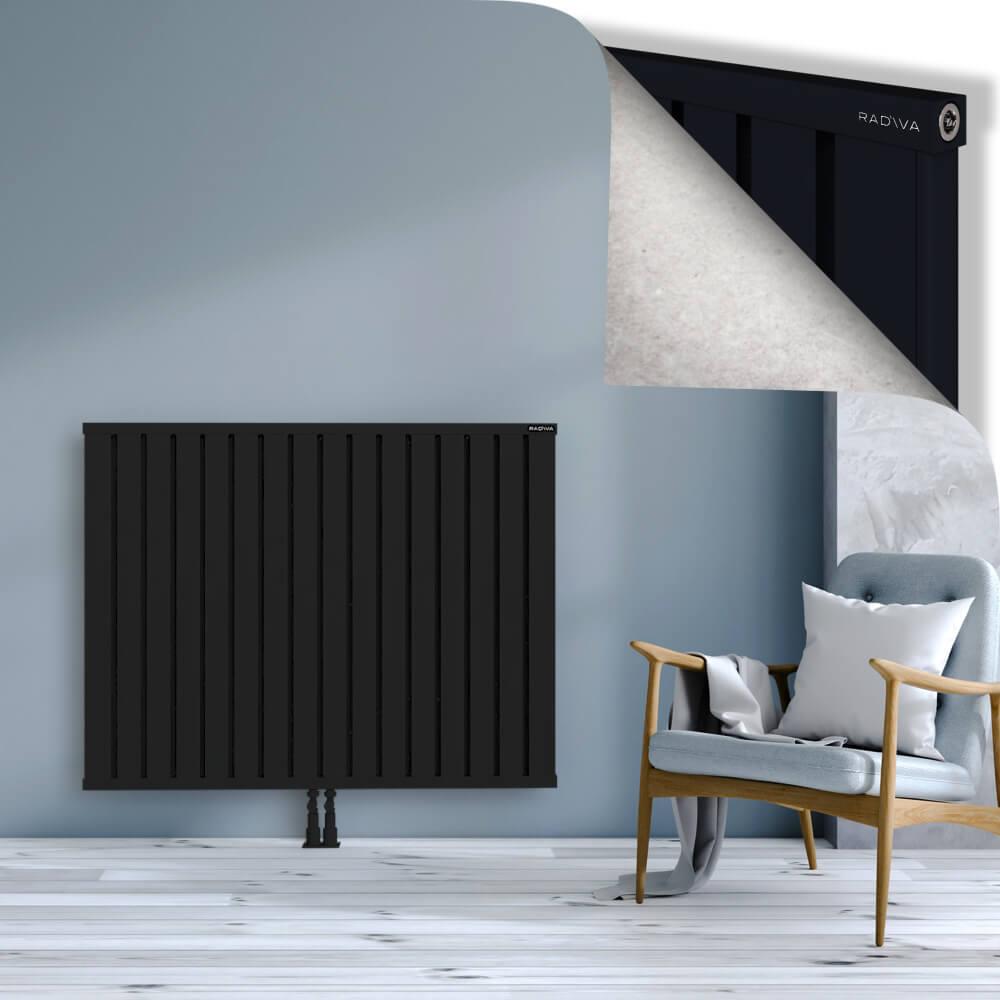 OBI Dekoratif Alüminyum Radyatör 1000x1284 Siyah