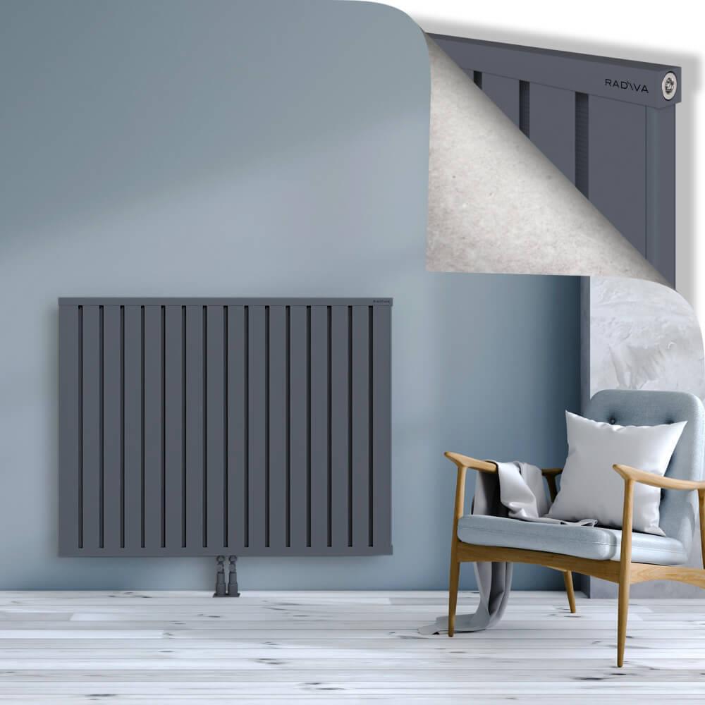 OBI Dekoratif Alüminyum Radyatör 1000x1284 Antrasit