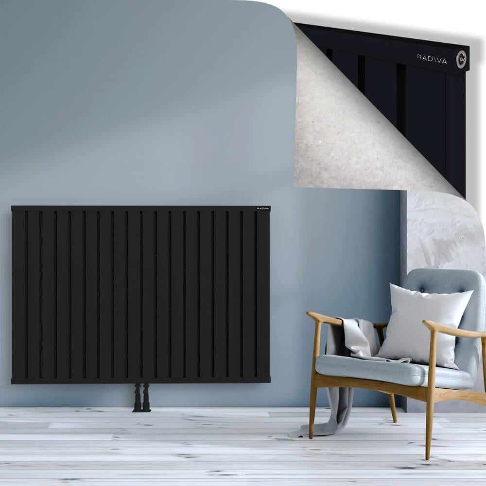 OBI Dekoratif Alüminyum Radyatör 1000x1444 Siyah