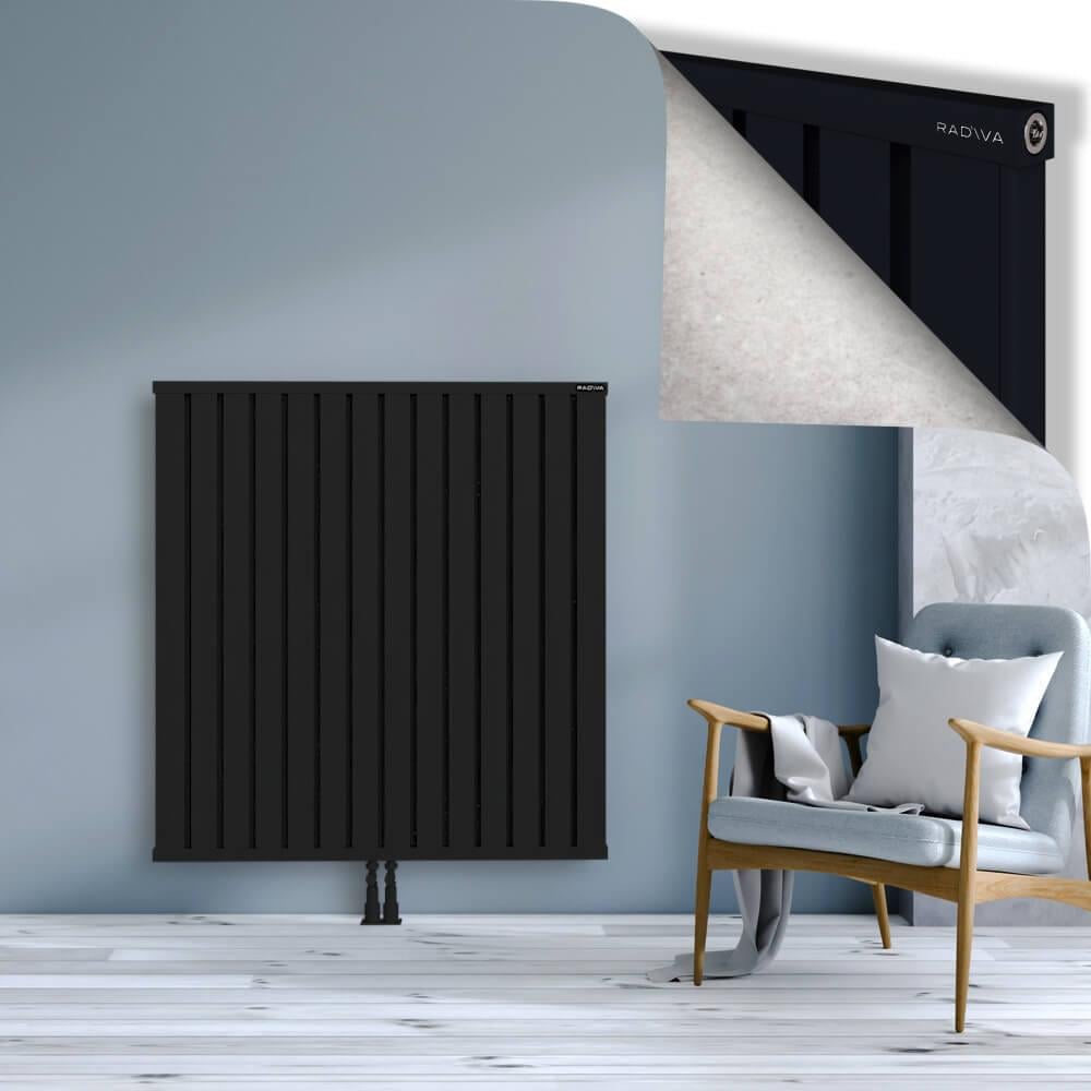 OBI Dekoratif Alüminyum Radyatör 1200x1124 Siyah