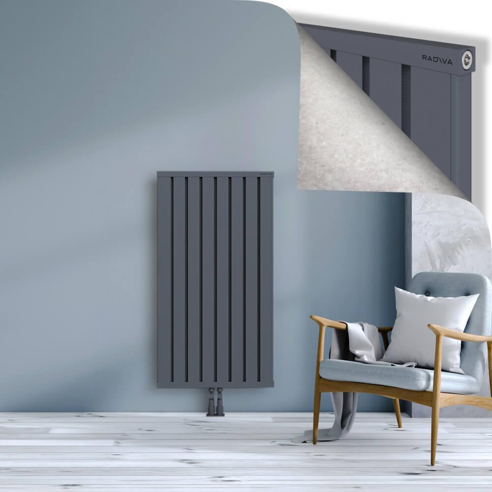 OBI Dekoratif Alüminyum Radyatör 1200x644 Antrasit