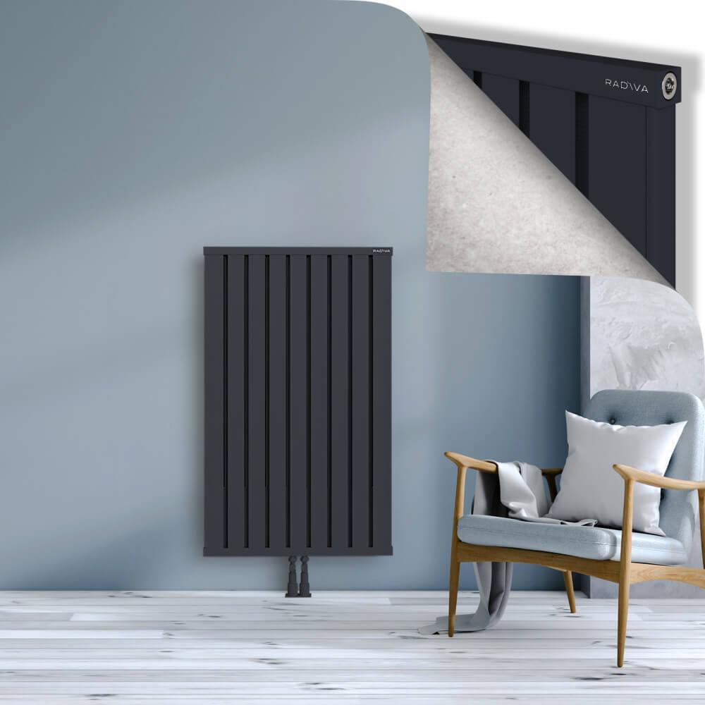 OBI Dekoratif Alüminyum Radyatör 1200x724 Koyu Antrasit