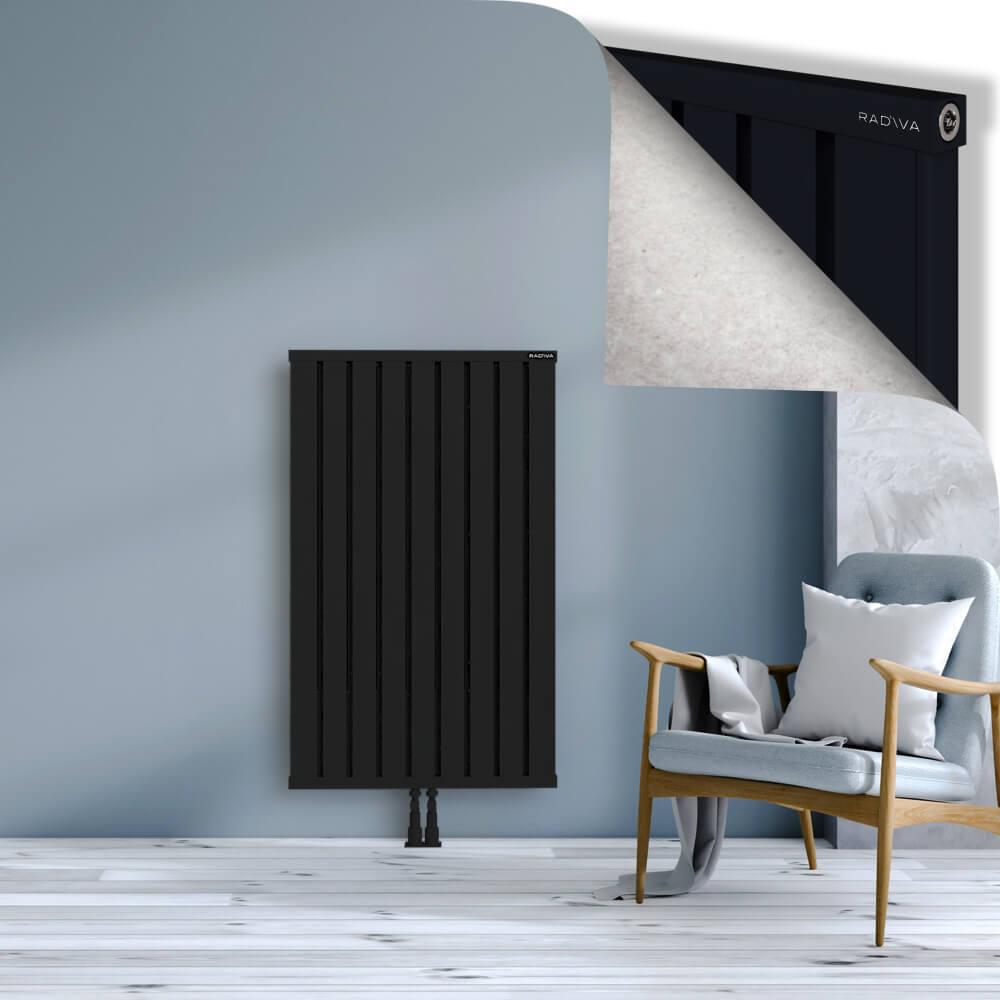 OBI Dekoratif Alüminyum Radyatör 1200x724 Siyah