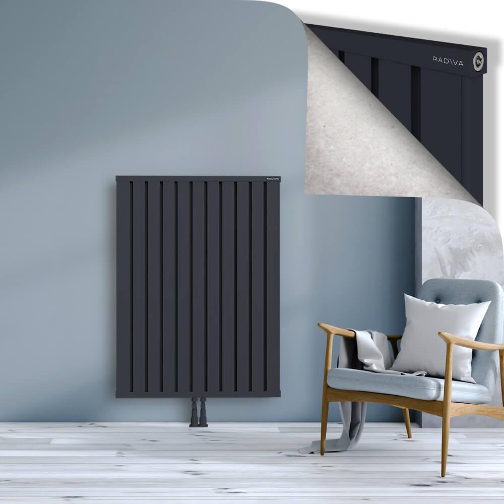 OBI Dekoratif Alüminyum Radyatör 1200x884 Koyu Antrasit