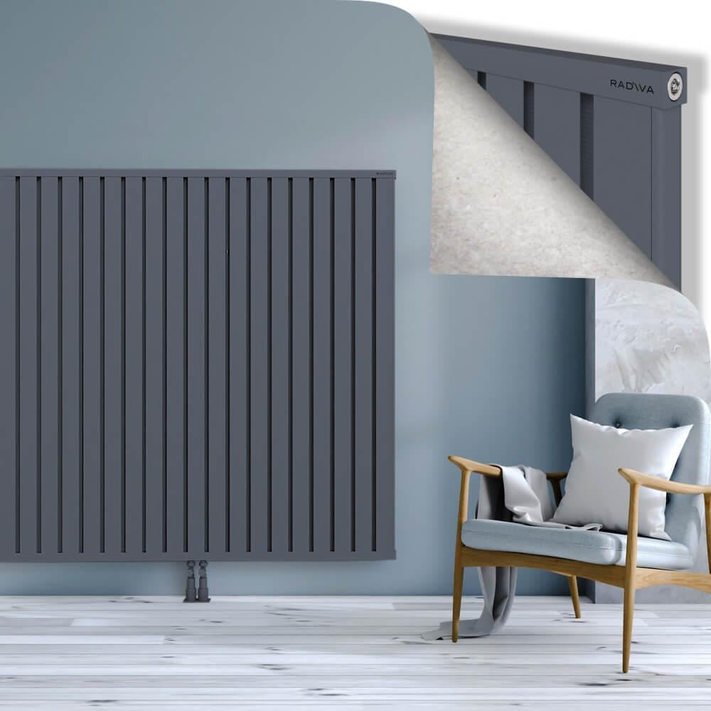 OBI Dekoratif Alüminyum Radyatör 1500x2644 Antrasit
