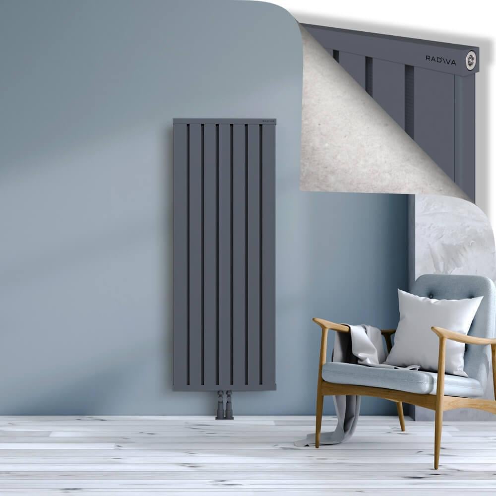 OBI Dekoratif Alüminyum Radyatör 1500x564 Antrasit