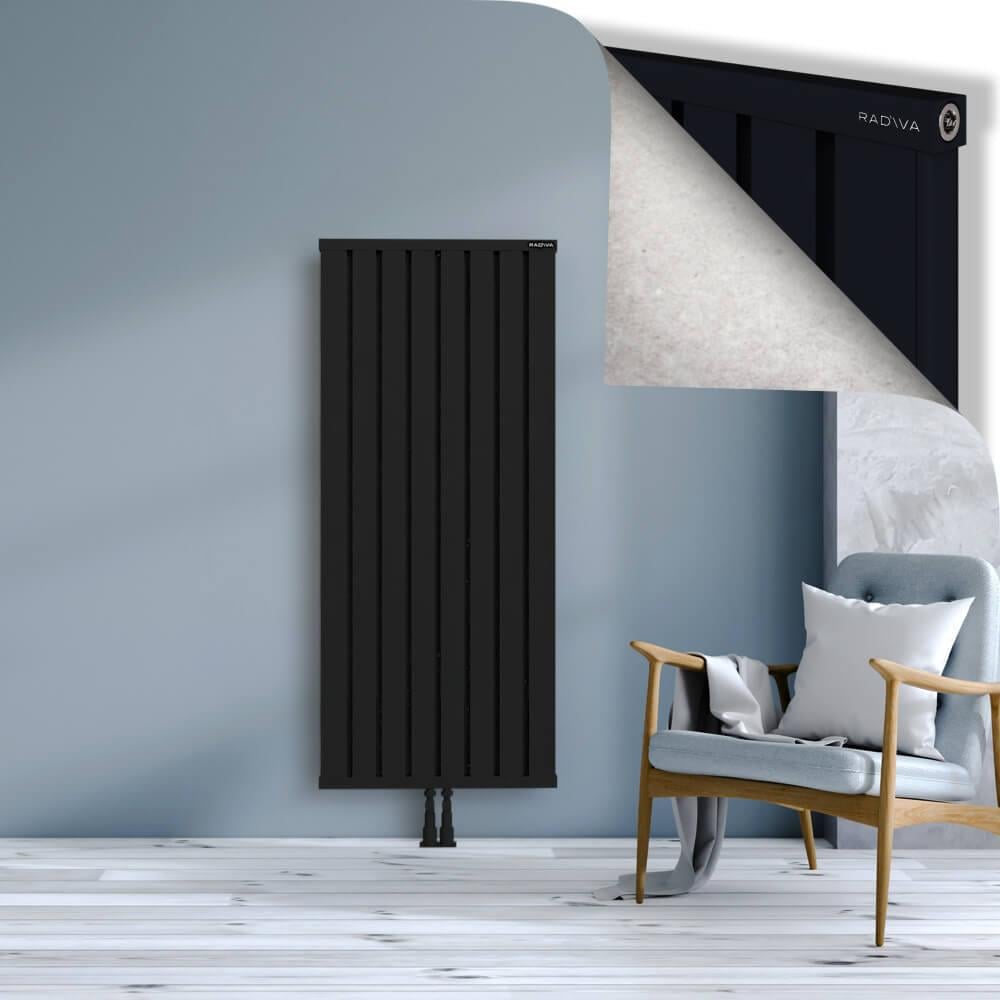 OBI Dekoratif Alüminyum Radyatör 1500x644 Siyah