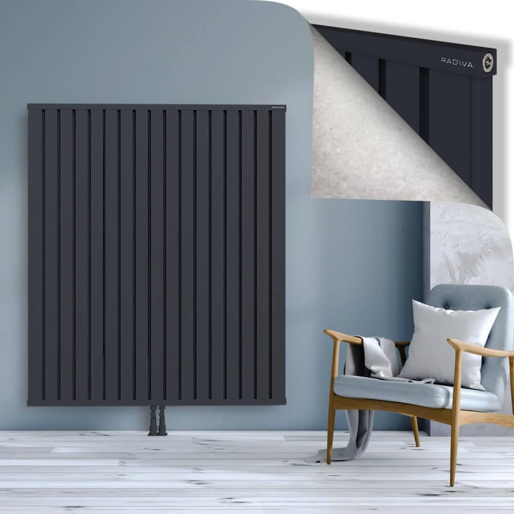 OBI Dekoratif Alüminyum Radyatör 1600x1364 Koyu Antrasit