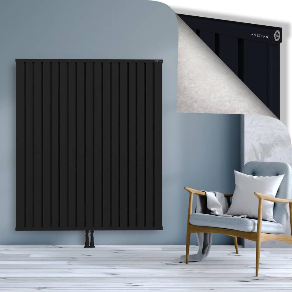 OBI Dekoratif Alüminyum Radyatör 1600x1364 Siyah