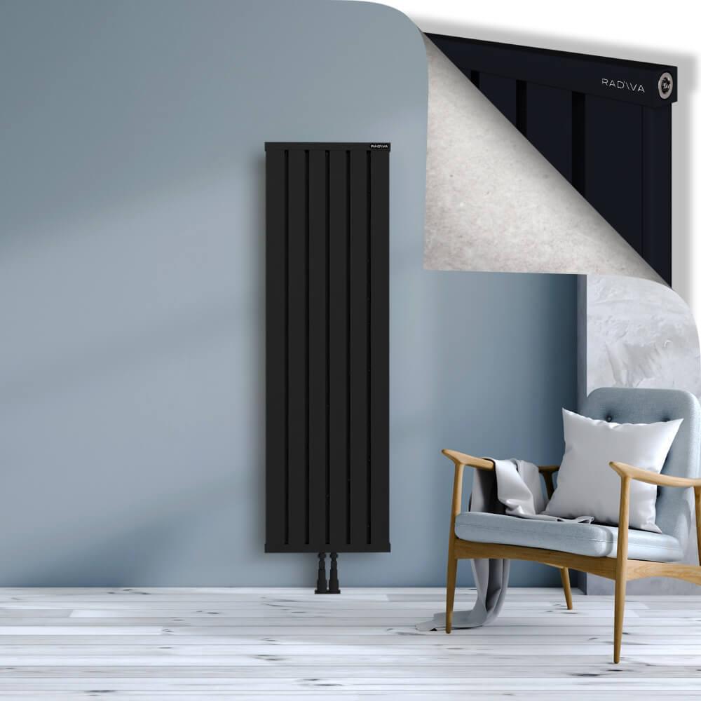 OBI Dekoratif Alüminyum Radyatör 1600x484 Siyah