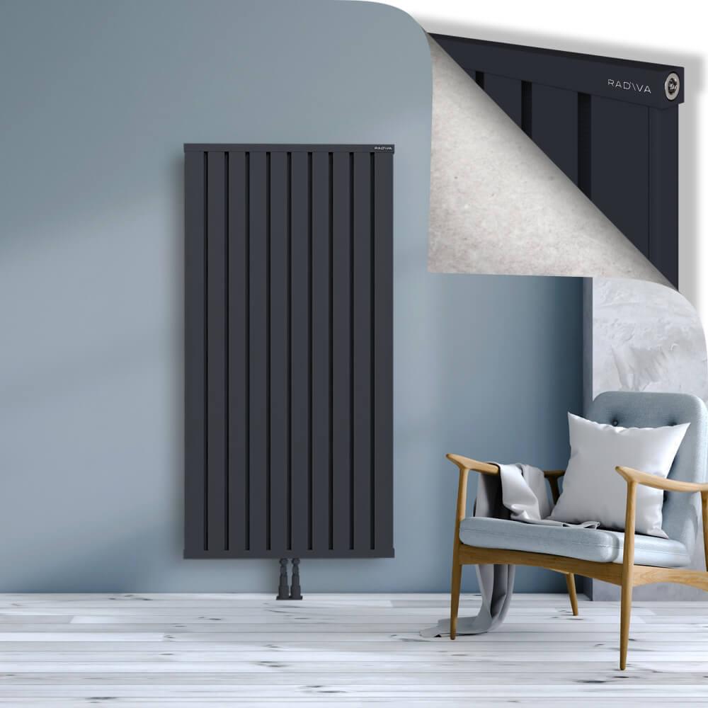 OBI Dekoratif Alüminyum Radyatör 1600x804 Koyu Antrasit