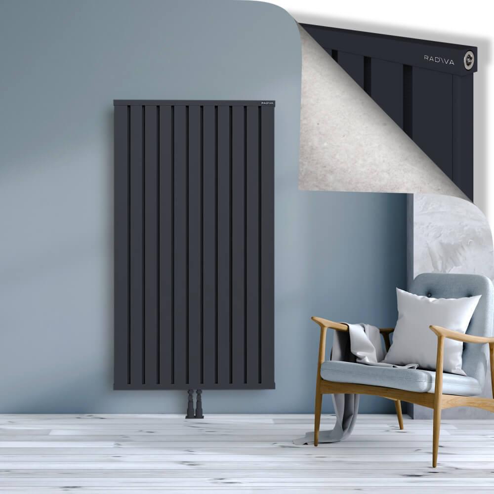 OBI Dekoratif Alüminyum Radyatör 1600x884 Koyu Antrasit