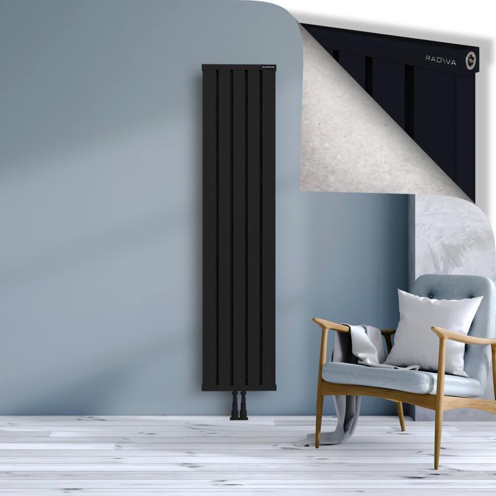OBI Dekoratif Alüminyum Radyatör 1800x404 Siyah