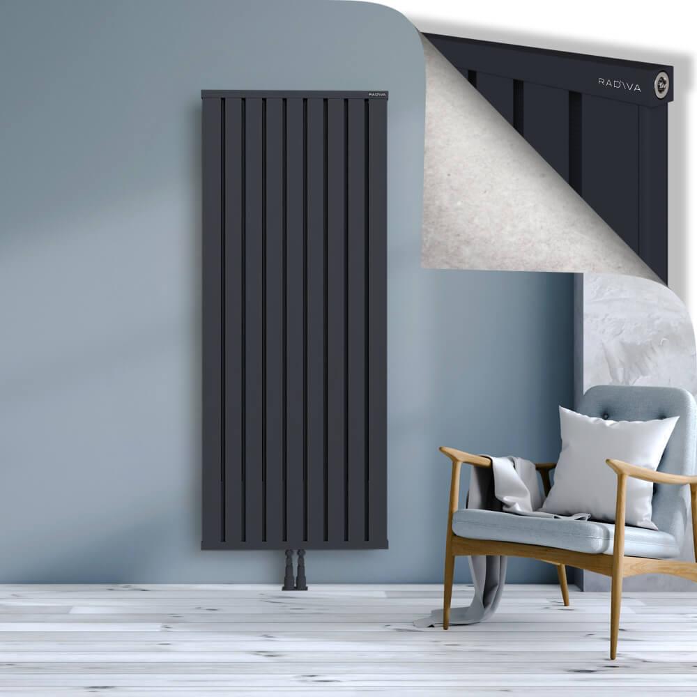 OBI Dekoratif Alüminyum Radyatör 1800x724 Koyu Antrasit