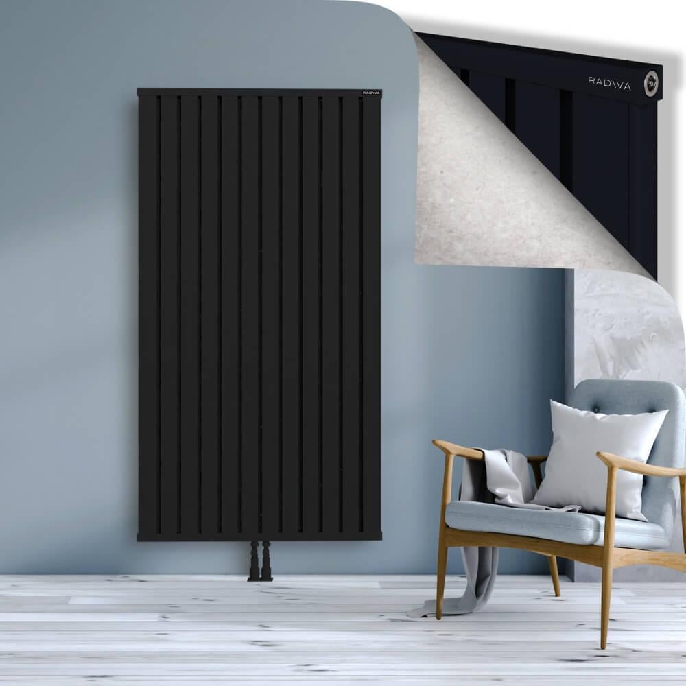 OBI Dekoratif Alüminyum Radyatör 1800x964 Siyah