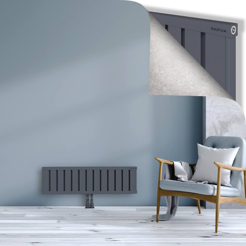 OBI Dekoratif Alüminyum Radyatör 300x1044 Antrasit