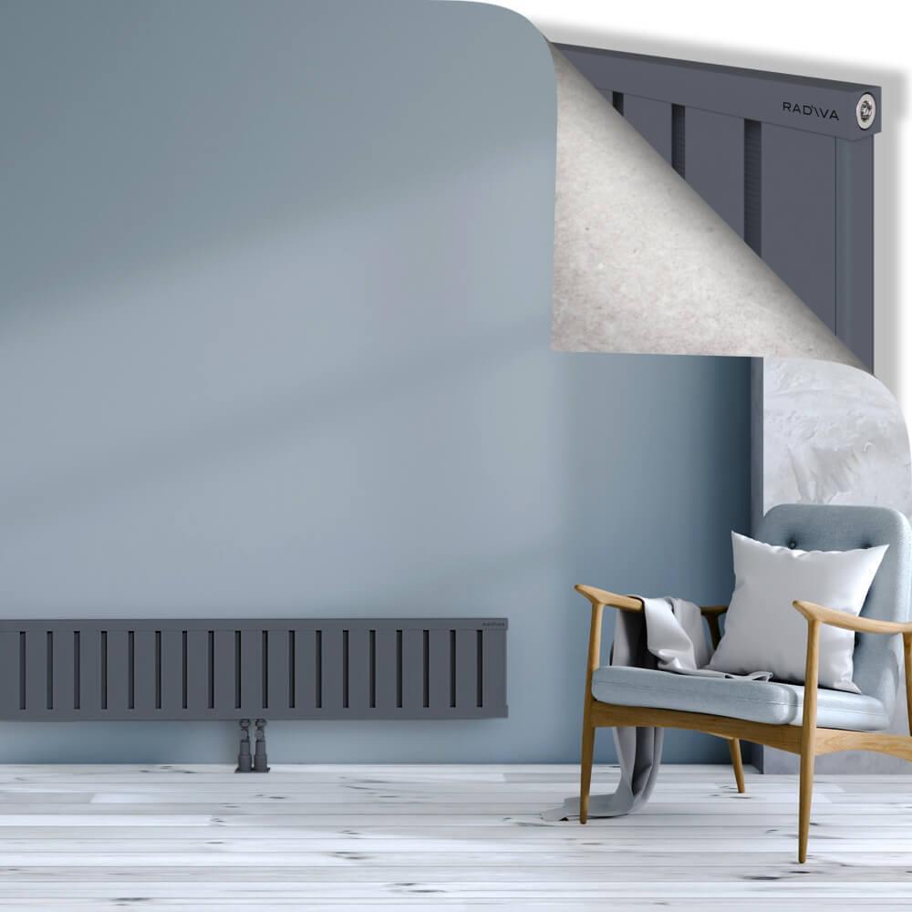 OBI Dekoratif Alüminyum Radyatör 300x2484 Antrasit
