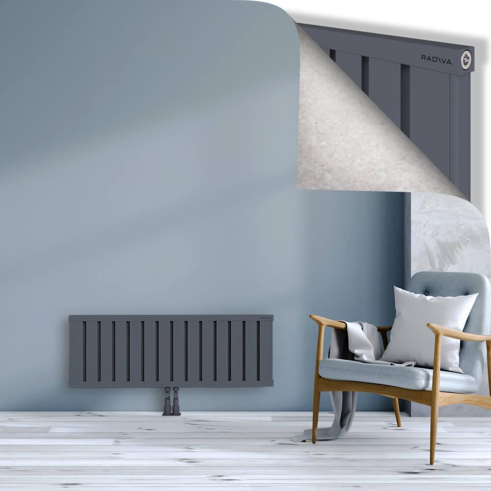 OBI Dekoratif Alüminyum Radyatör 400x1124 Antrasit