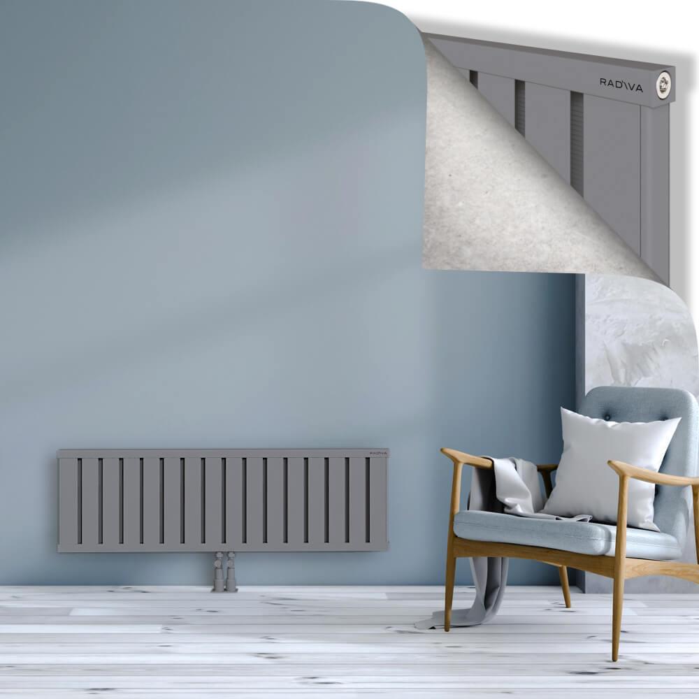 OBI Dekoratif Alüminyum Radyatör 400x1284 Gri
