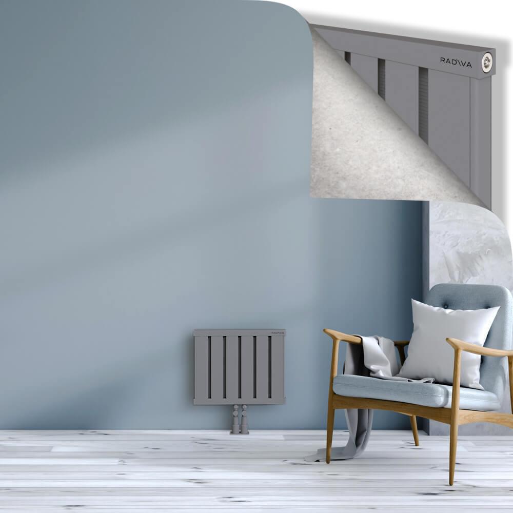 OBI Dekoratif Alüminyum Radyatör 400x484 Gri