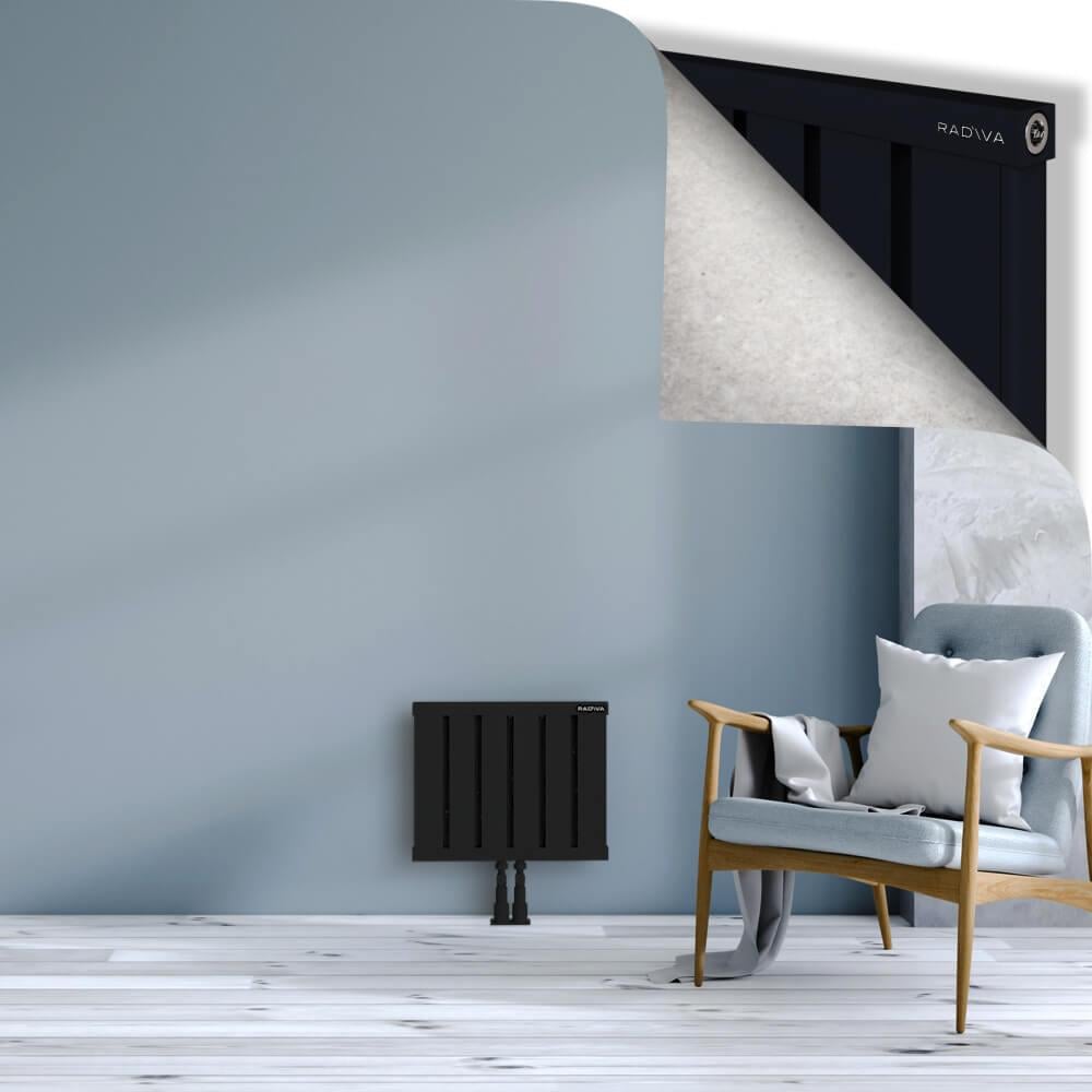 OBI Dekoratif Alüminyum Radyatör 400x484 Siyah