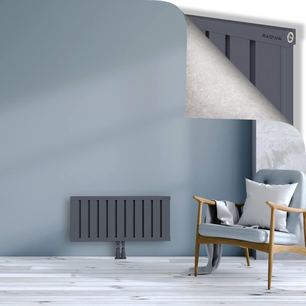 OBI Dekoratif Alüminyum Radyatör 400x884 Antrasit