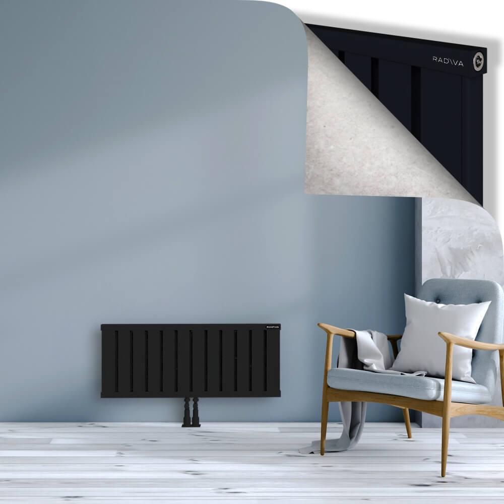 OBI Dekoratif Alüminyum Radyatör 400x964 Siyah