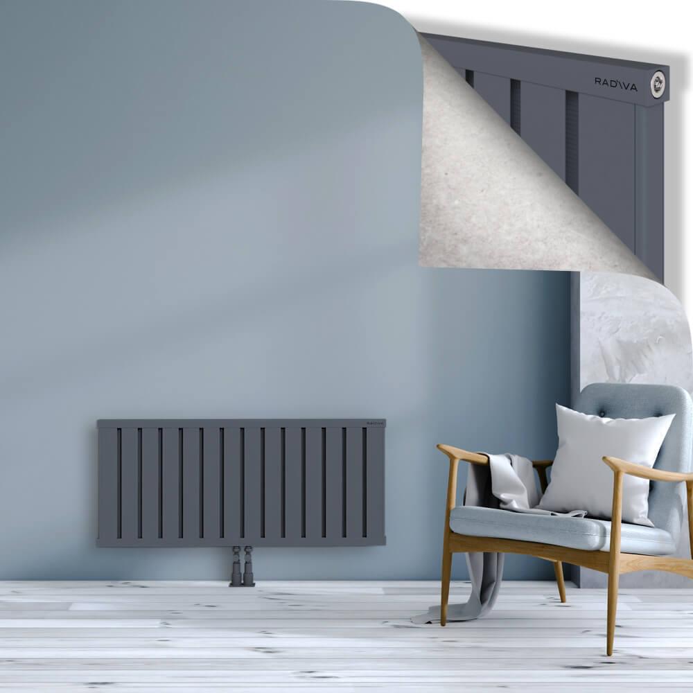 OBI Dekoratif Alüminyum Radyatör 500x1124 Antrasit