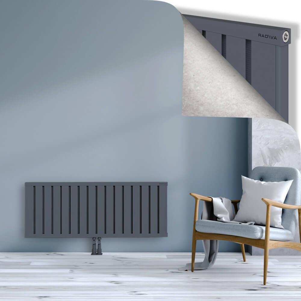 OBI Dekoratif Alüminyum Radyatör 500x1284 Antrasit