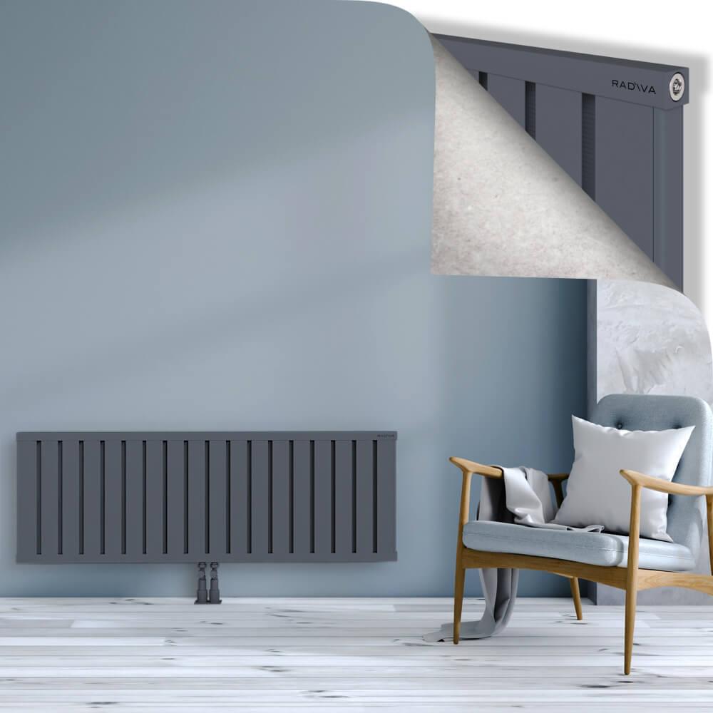 OBI Dekoratif Alüminyum Radyatör 500x1444 Antrasit