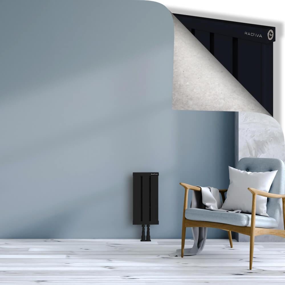 OBI Dekoratif Alüminyum Radyatör 500x244 Siyah
