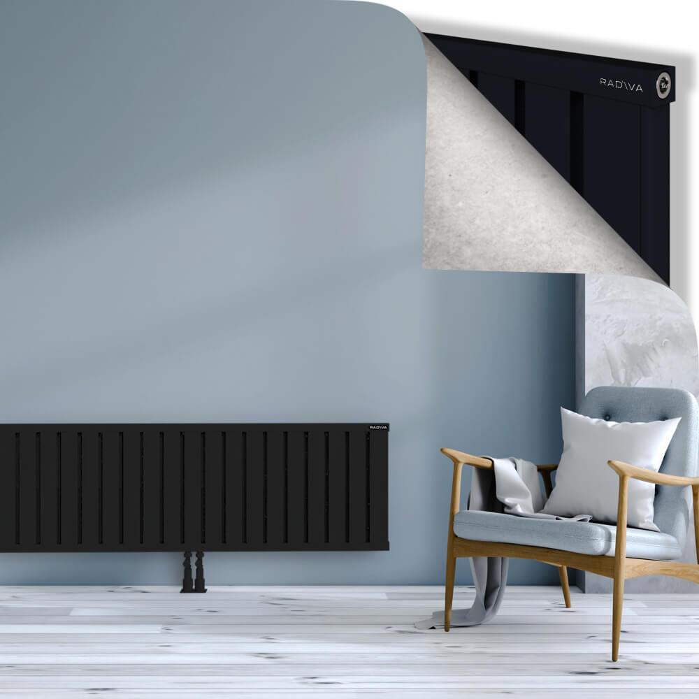 OBI Dekoratif Alüminyum Radyatör 500x2964 Siyah