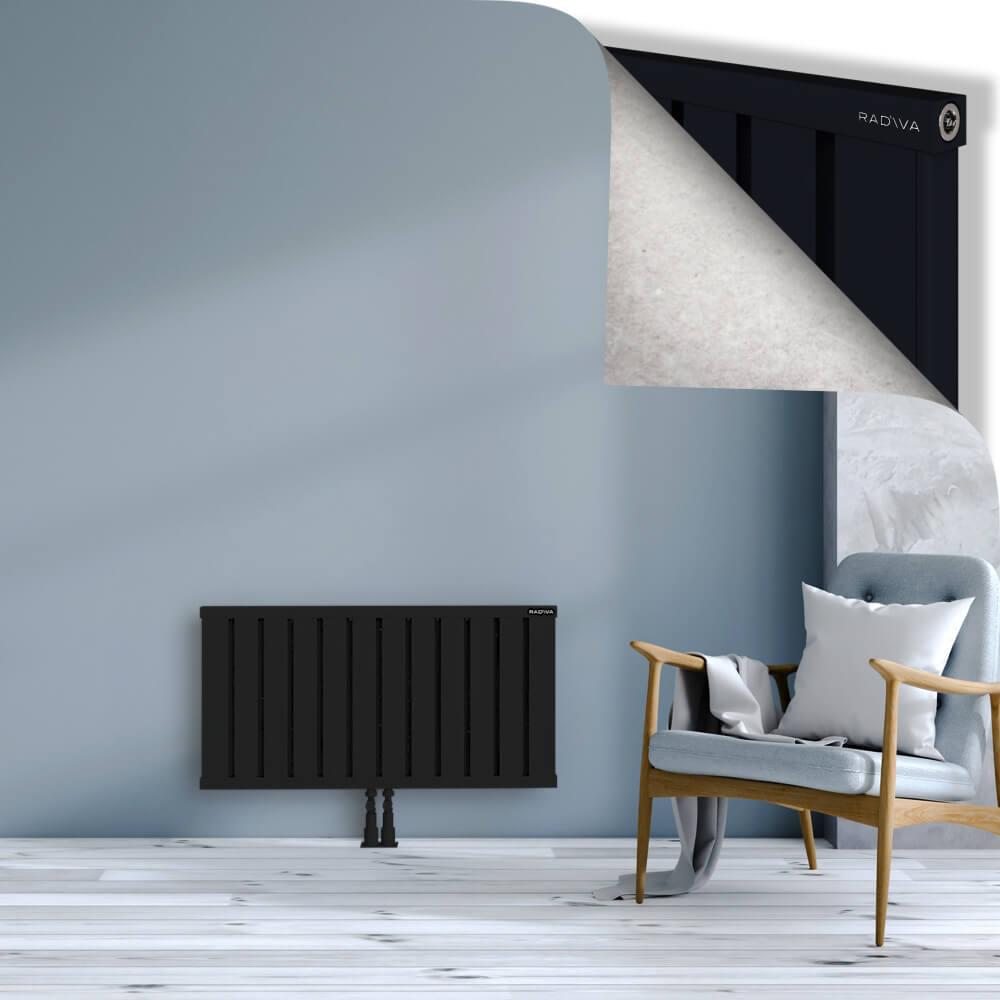 OBI Dekoratif Alüminyum Radyatör 500x964 Siyah