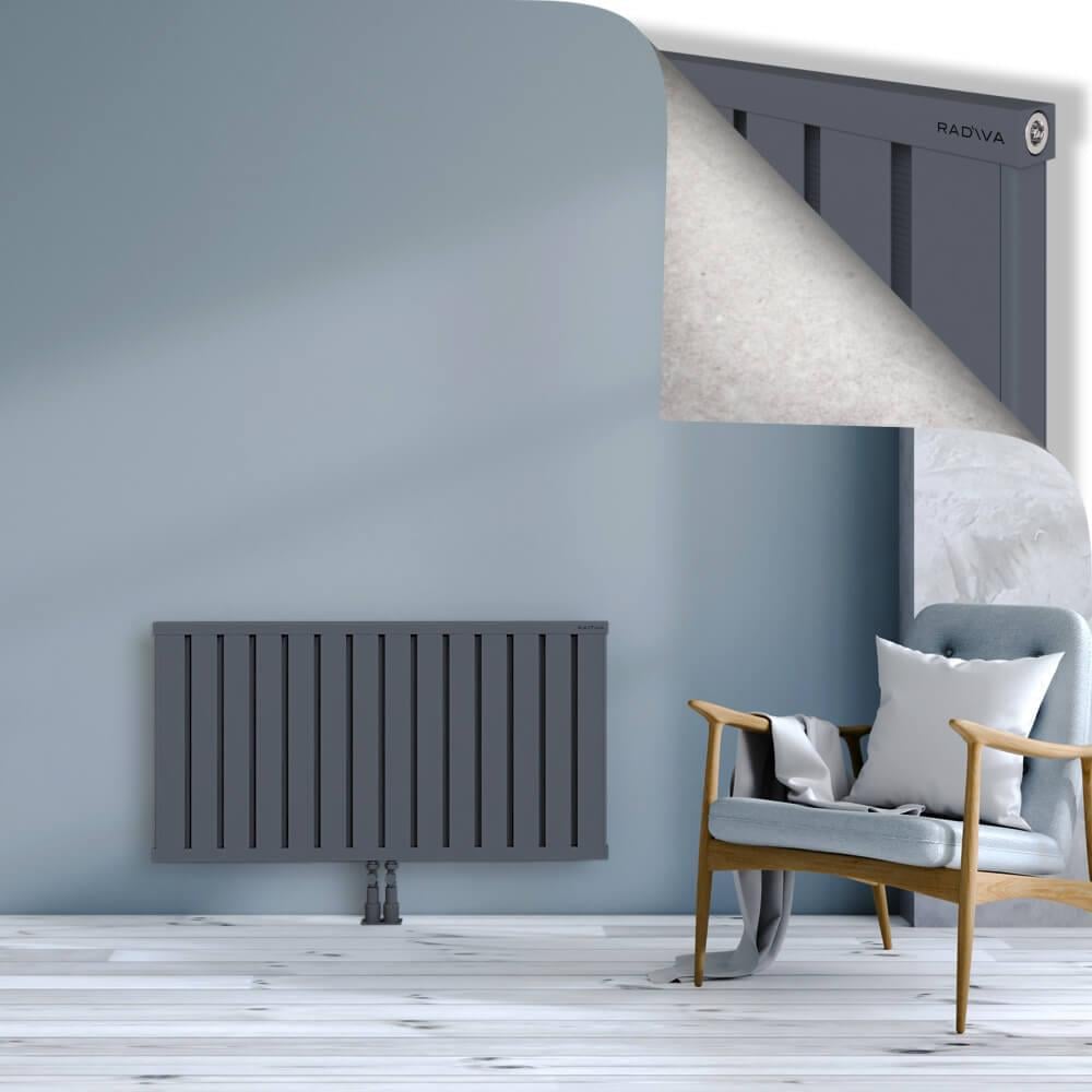 OBI Dekoratif Alüminyum Radyatör 600x1124 Antrasit