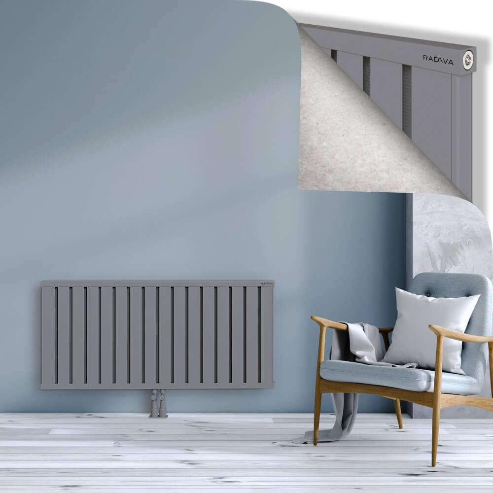 OBI Dekoratif Alüminyum Radyatör 600x1284 Gri