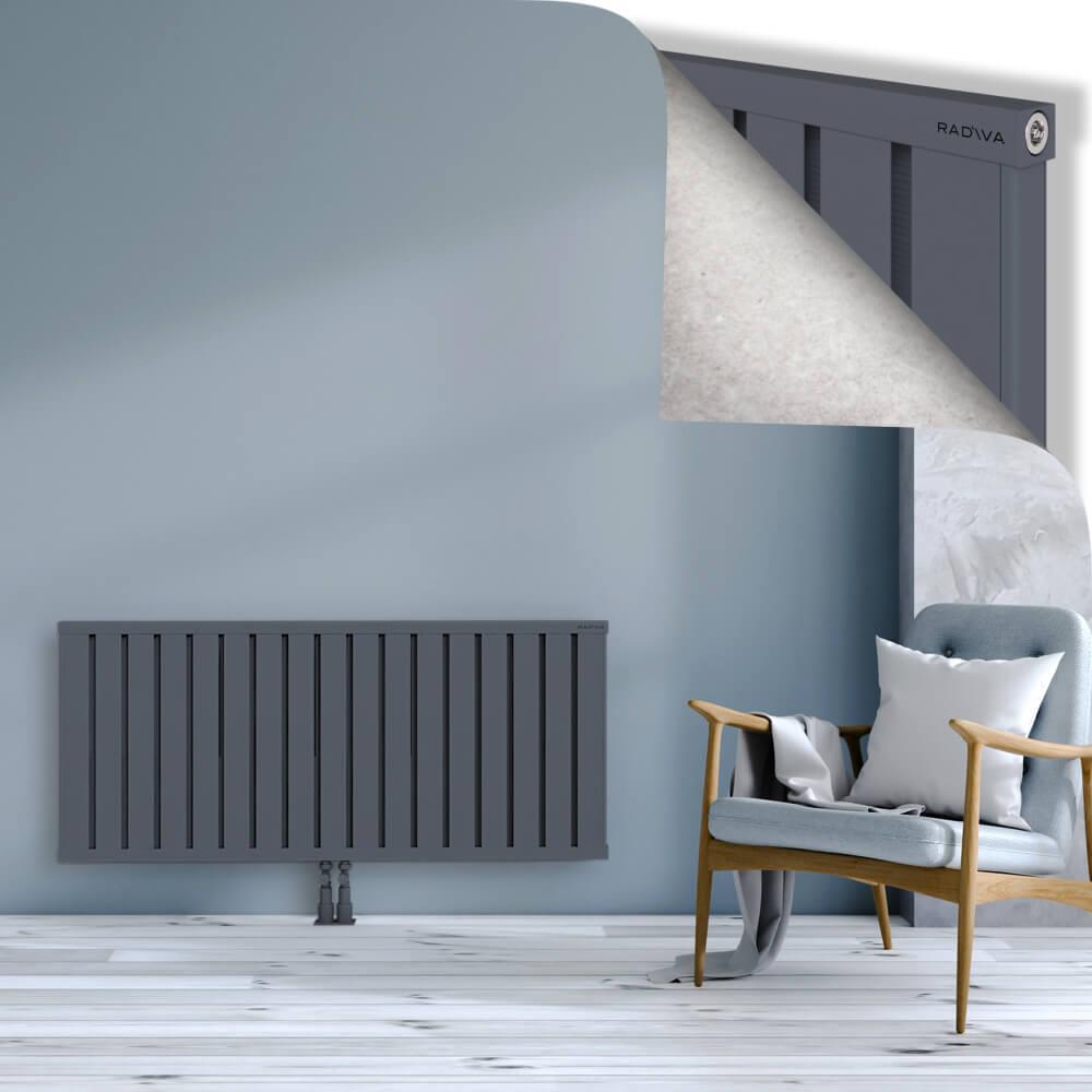 OBI Dekoratif Alüminyum Radyatör 600x1364 Antrasit