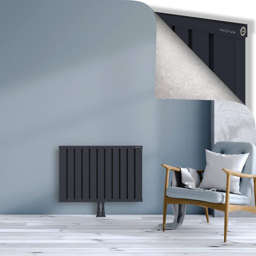 OBI Dekoratif Alüminyum Radyatör 600x884 Koyu Antrasit