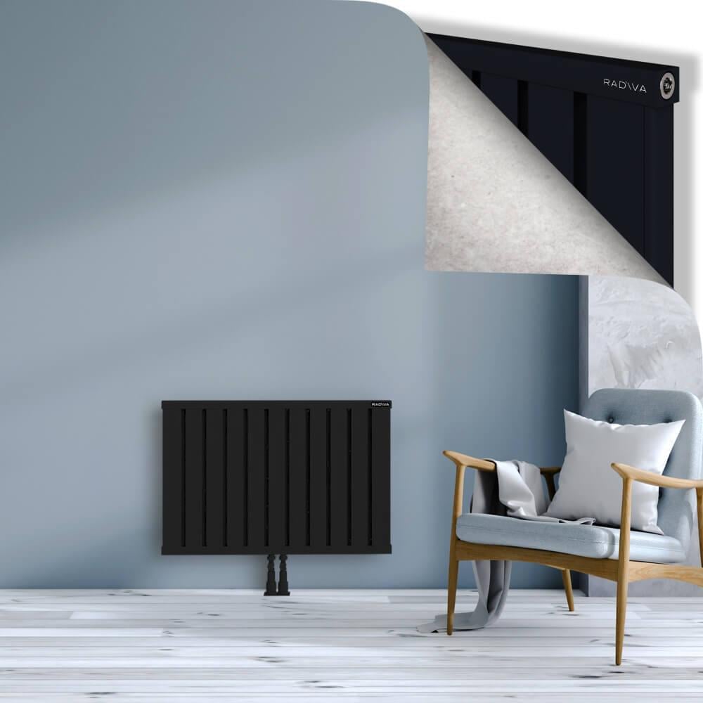 OBI Dekoratif Alüminyum Radyatör 600x884 Siyah