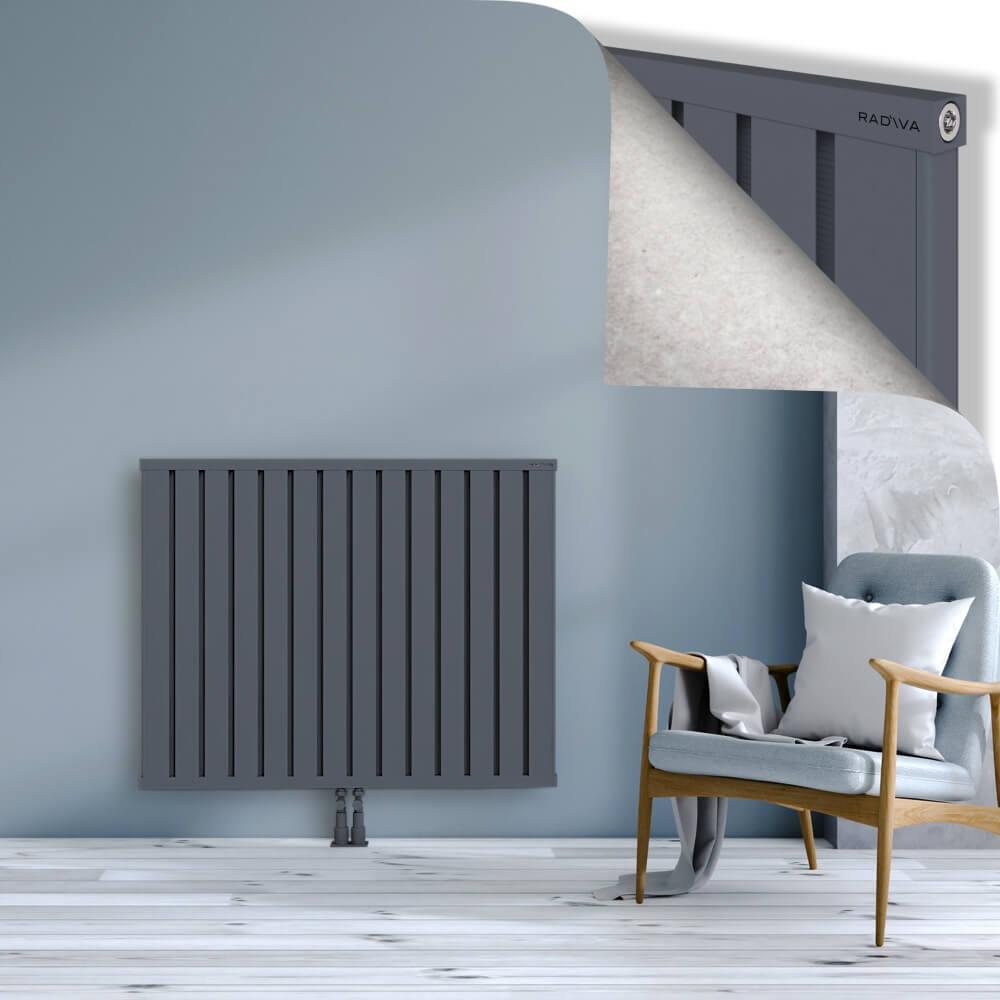 OBI Dekoratif Alüminyum Radyatör 900x1124 Antrasit